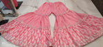 Light Pink Color Short anaarkali kurti with full flair sharara and dupatta - Joshindia