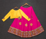 Buy Navratri Chaniya Choli Garba Dress Online Pink Color - Joshindia
