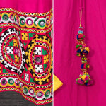 Buy Navratri Chaniya Choli Garba Dress Online Pink Color - Joshindia