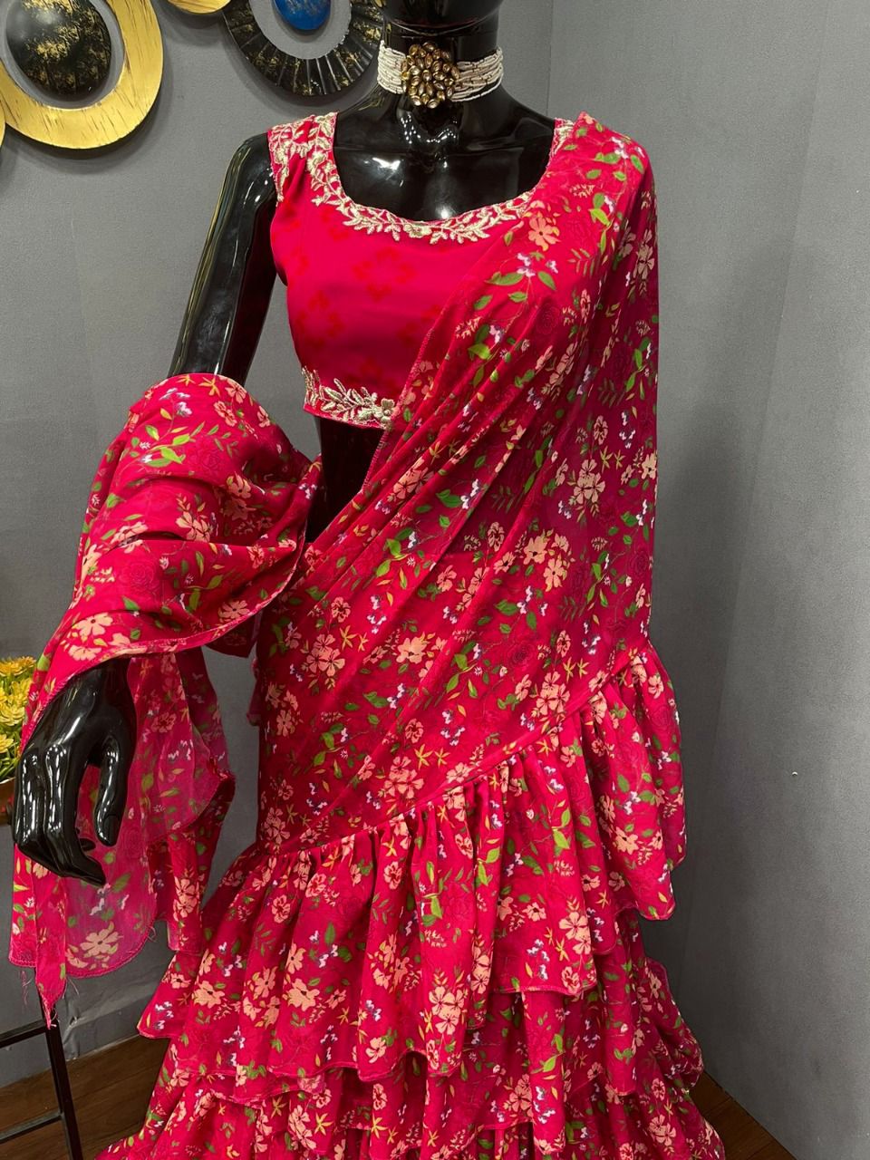 Trending Lehenga Saree at Affordable price Buy Now - Joshindia