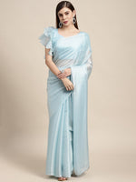 Buy Blue Color Latest Saree Collection Online in India - Joshindia