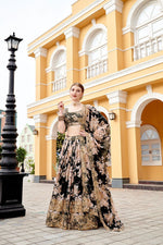 Trending Black Color Lehenga Choli For Wedding - Joshindia