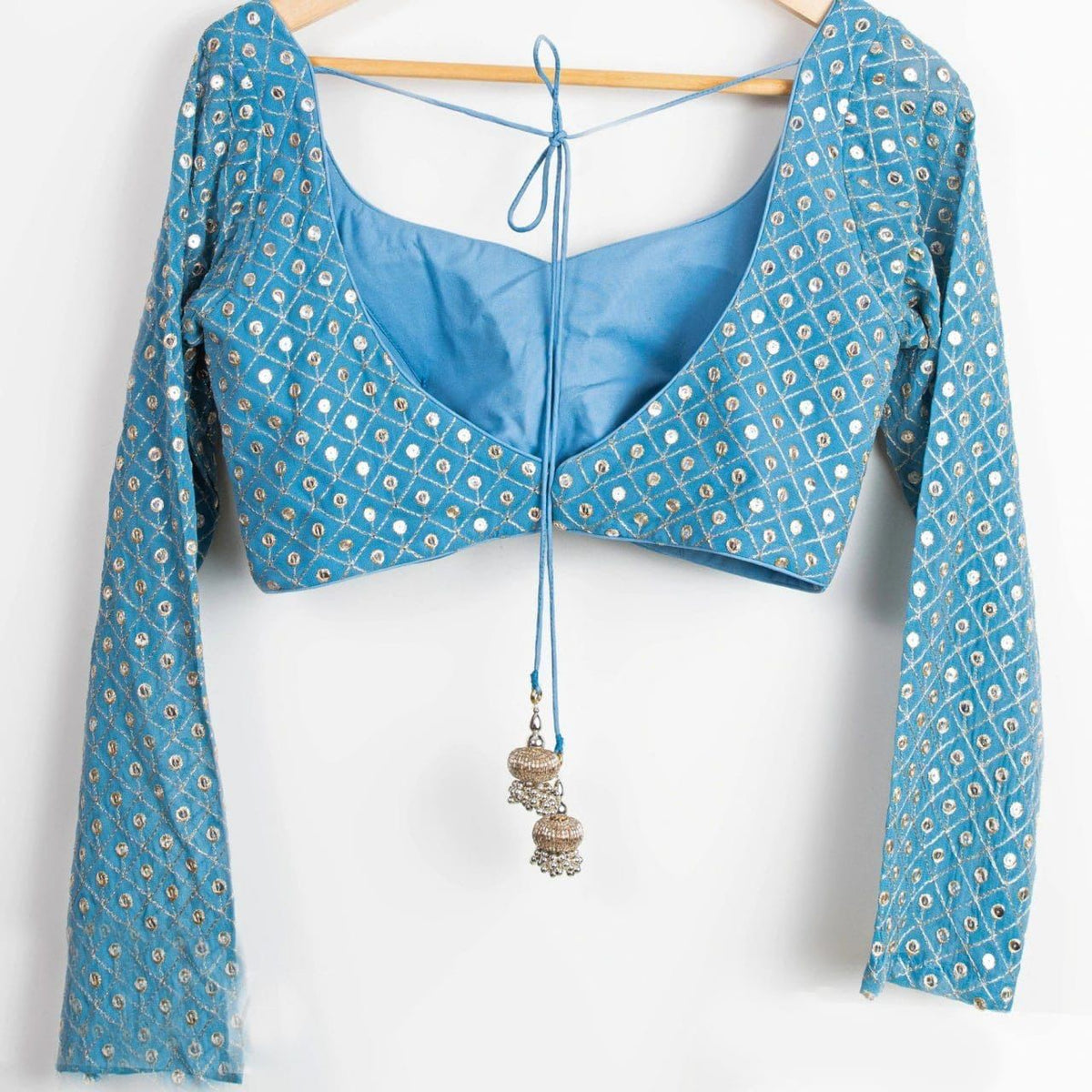 Sky Blue Color Lehenga Choli For Wedding Buy Now - Joshindia