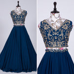 Blue Color Lehenga Choli For Wedding Buy Now - Joshindia