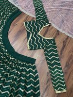 Green Color Lehenga Choli For Navratri Buy now - Joshindia