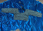 Buy Dark Blue Color Latest Saree Collection Online in India - Joshindia