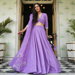 Lavender Lehenga Choli For Women Buy Online - Joshindia
