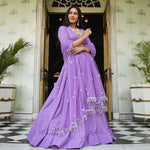Lavender Lehenga Choli For Women Buy Online - Joshindia