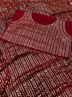 Beautiful Designer Bollywood Saree At Affordable Price - Joshindia