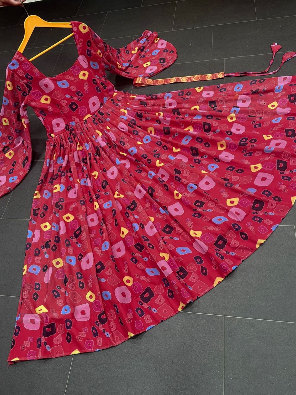 Floral Printed Baloon Sleeve Maxi Dress Buy Online - Joshindia