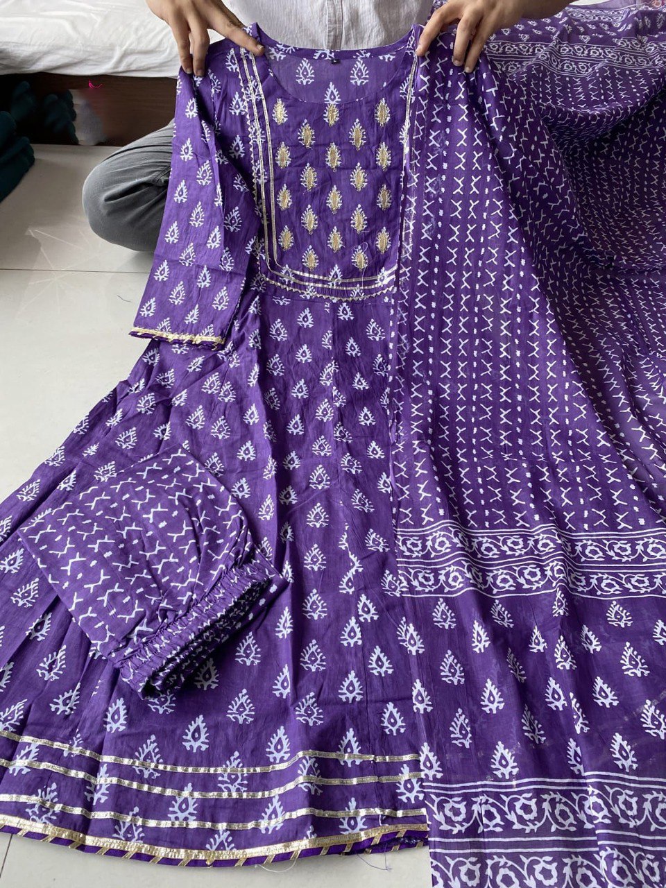 Amazing Purple Color Kurta Set at Josh India - Joshindia