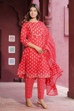 Amazing Orange Color Kurta Set at Josh India - Joshindia