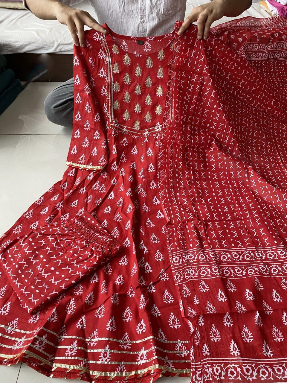 Amazing Orange Color Kurta Set at Josh India - Joshindia