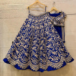 Blue Color Latest Designer lehenga Choli For Wedding - Joshindia
