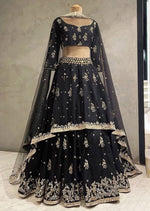 Buy Trendy Black Color Lehenga Choli Online in India - Joshindia