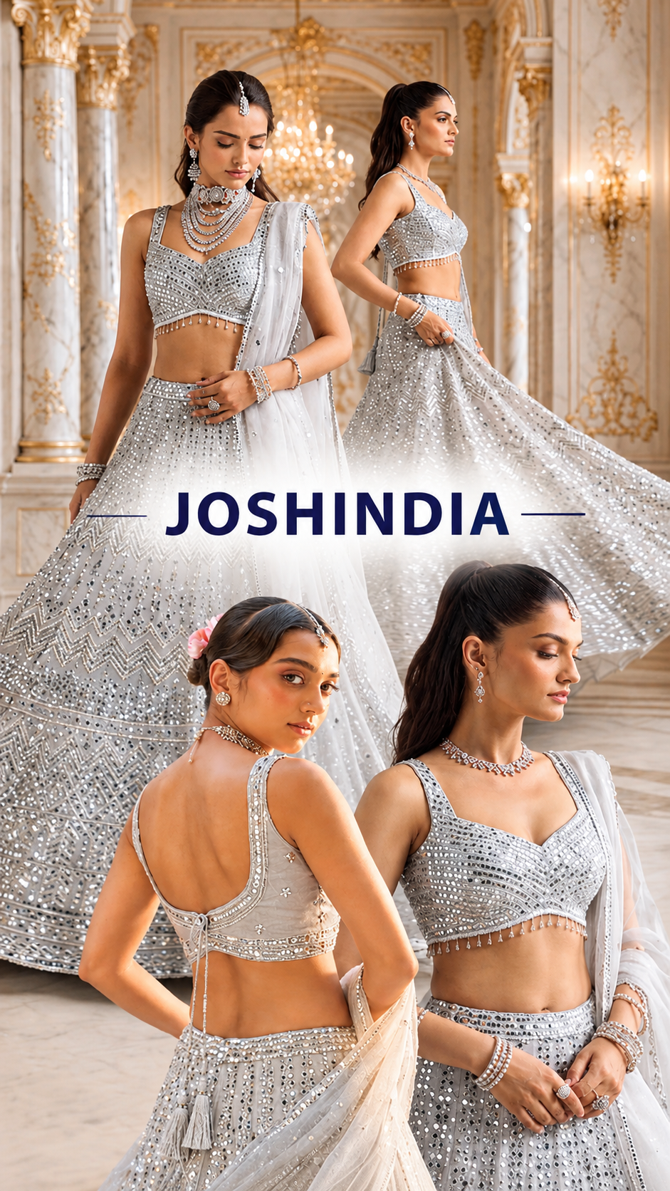 Premium Faux Georgette Lehenga with Sequins Embroidery &amp; Butterfly Net Dupatta