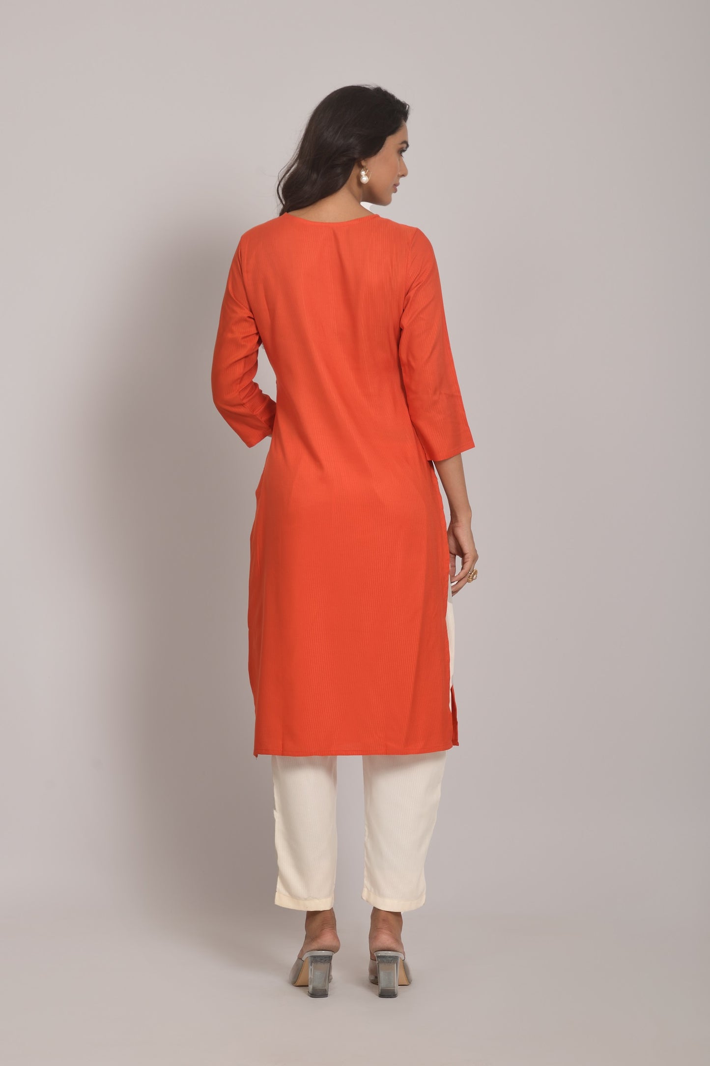Buy Orange Kurtis for Women Online in India