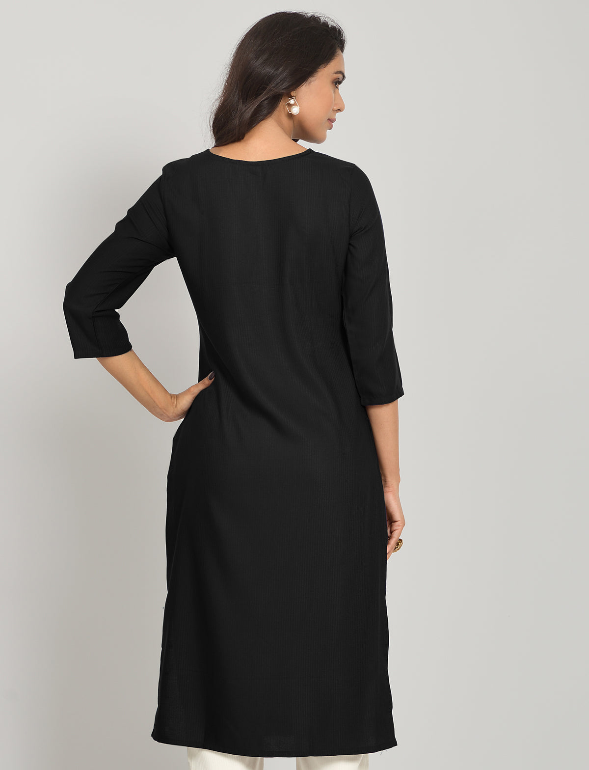 Buy Black Kurta Online - Joshindia