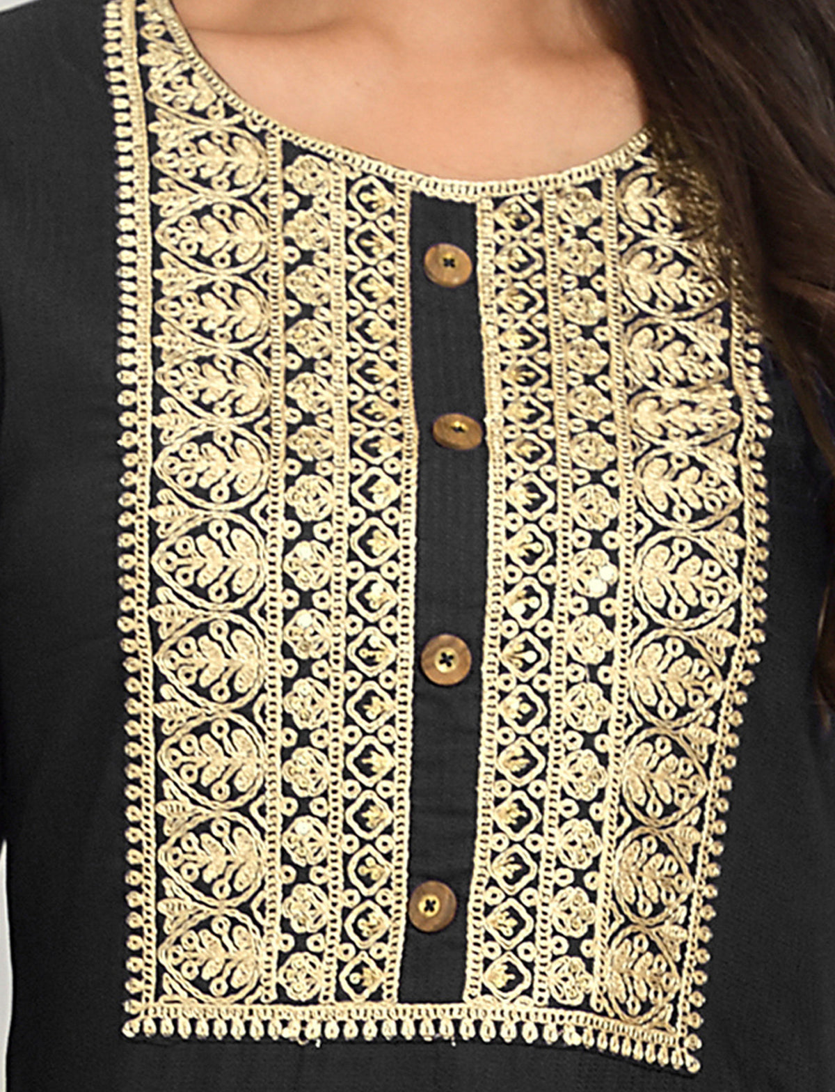 Buy Black Kurta Online - Joshindia