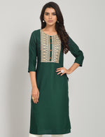 Buy Trendy Green Kurtas Online in India - Joshindia