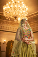 Buy Mustard Lehenga Designs Online at Best Prices - Joshindia