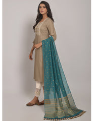Buy Trendy Chiku Color Kurti Online in India - Joshindia