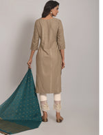Buy Trendy Chiku Color Kurti Online in India - Joshindia