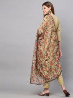 Buy Women's Chiku Color Cotton Kurti With Pant - Joshindia
