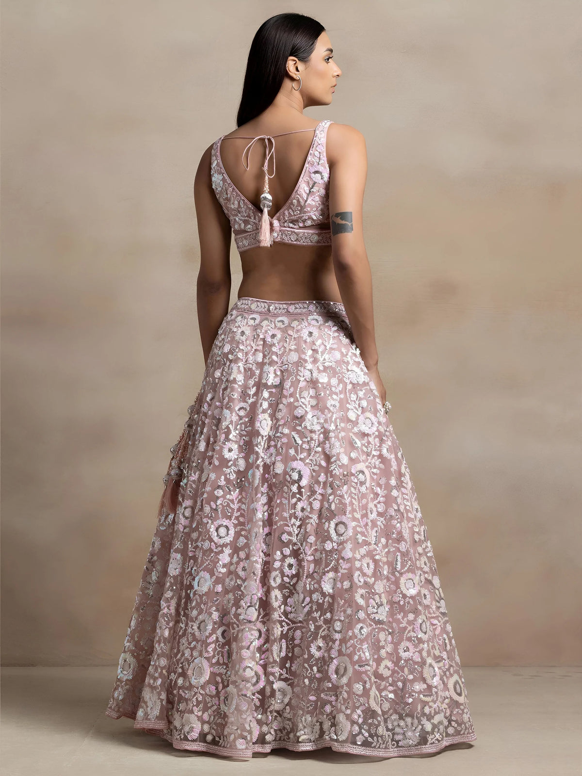 Buy Pink Color Sequence Designer Lehenga Choli
