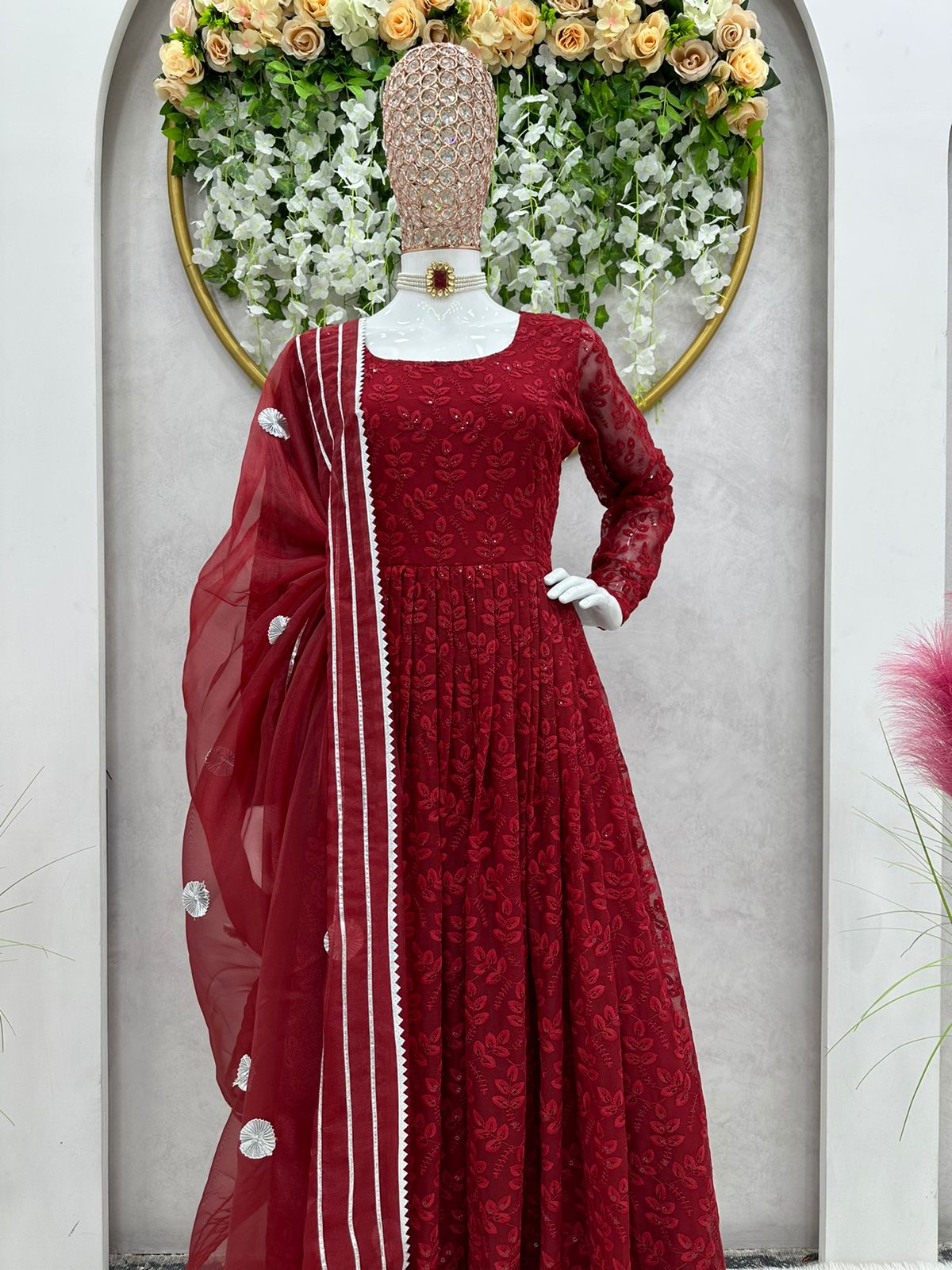Buy Maroon Kurtas For Women Online In India - Joshindia