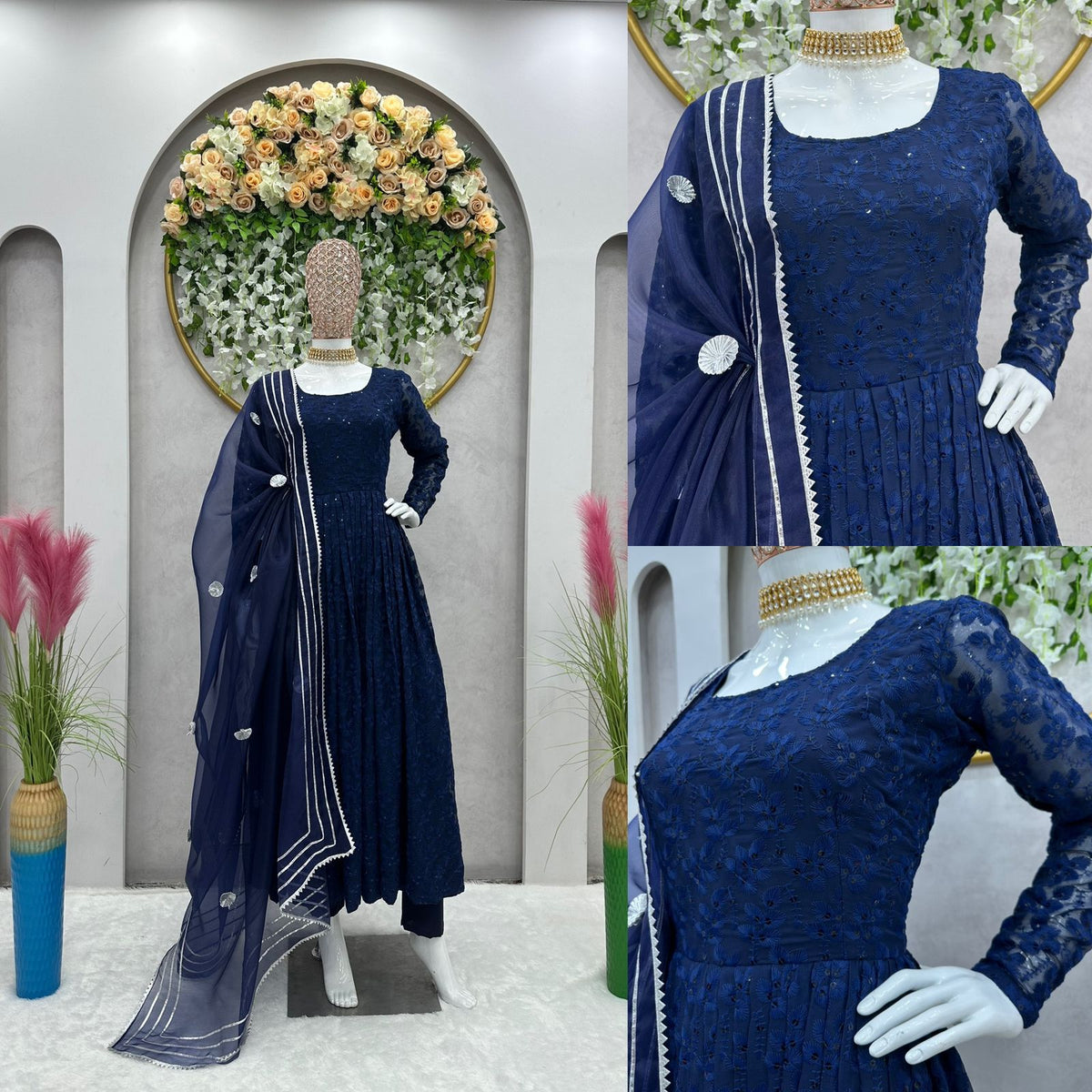 Buy Latest Blue Kurta Set For Women Online in India - Joshindia