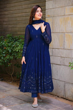 Buy Blue Kurtas Sets online in India - Joshindia