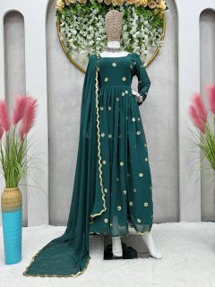 Buy Latest Green Color Lehenga Choli Online at Best Price