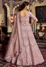 Buy Latest Indian Designer Pink Lehenga Cholis Online - Joshindia