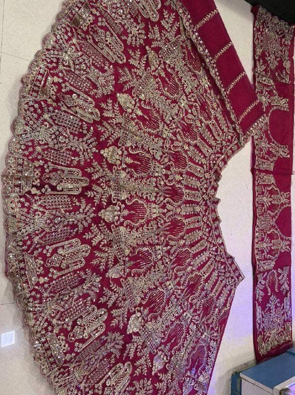 Premium Butterfly Net Embroidered Lehenga Choli with Sequins Work for Women