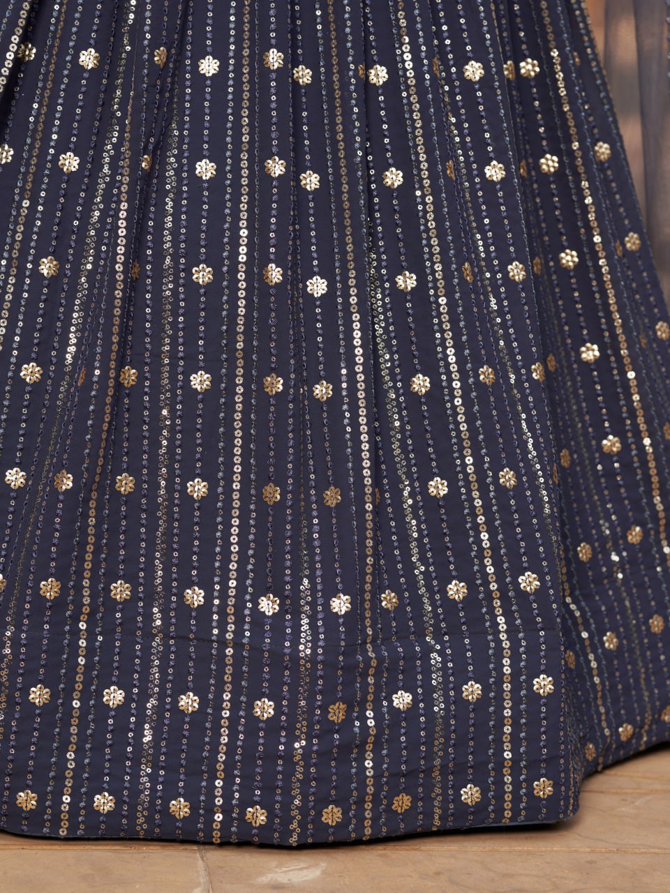 Gray Color PartyWear Designer Lehenga Choli