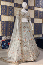 Premium Satin Silk with Sequins Designer Embroidery Party Wear Lehenga Choli