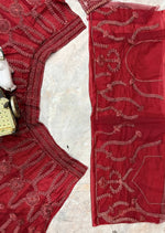 Red Premium Butterfly Net Lehenga Choli for Women