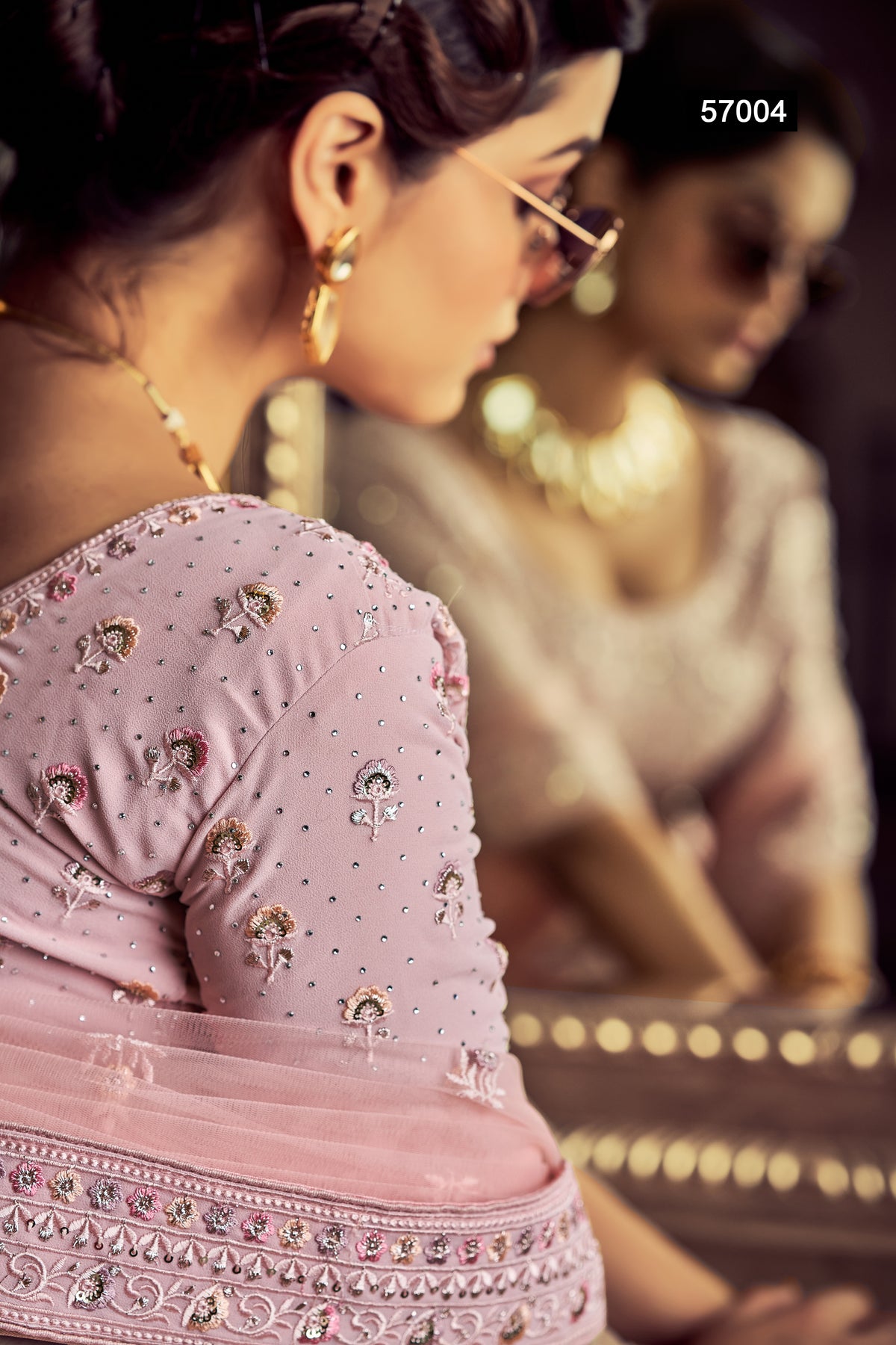 Buy Amazing Designer Mauve Color Lehenga Choli For Elegant Look - Joshindia