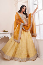 Fabulous Yellow Color Lehenga Choli For Wedding - Joshindia