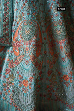 Buy Beautiful Heavy Designer Turquoise Color Lehenga Choli For Reception Look - Joshindia