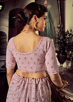 Buy Amazing Designer Mauve Color Lehenga Choli For Elegant Look - Joshindia