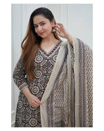 Beautiful Black Color Designer kurta Set for casual function Buy Now - Joshindia