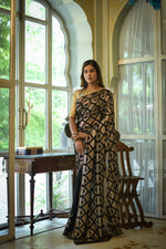 Black Saree - Black Designer Sarees Online - JOSHINDIA - Joshindia