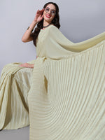 Buy Trendy Cream Saree Online in India -JOSHINDIA - Joshindia