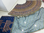 Blue Color Embroidered Designer Lehenga Choli