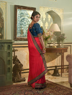 Buy Peach Color Sarees online at Best Prices in India - Joshindia