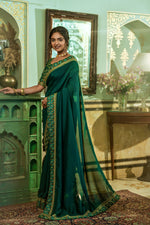 Buy Trendy Green Saree Online in India - Joshindia