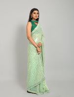 Buy Trendy Green Saree Online in India - Joshindia