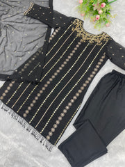 Buy Black Kurta Online - Joshindia